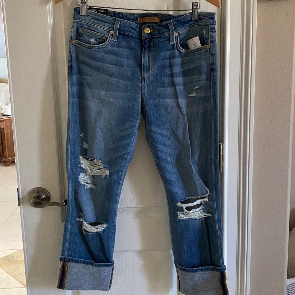 NWT JOE’S JEANS in Collector’s Edition Premium Denim Cuff Crop 30